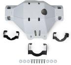 Защита дифференциала заднего моста Rival для Isuzu D-Max III 2021-н.в., алюминий 6 мм, с крепежом, штампованная, 2333.9115.1.6