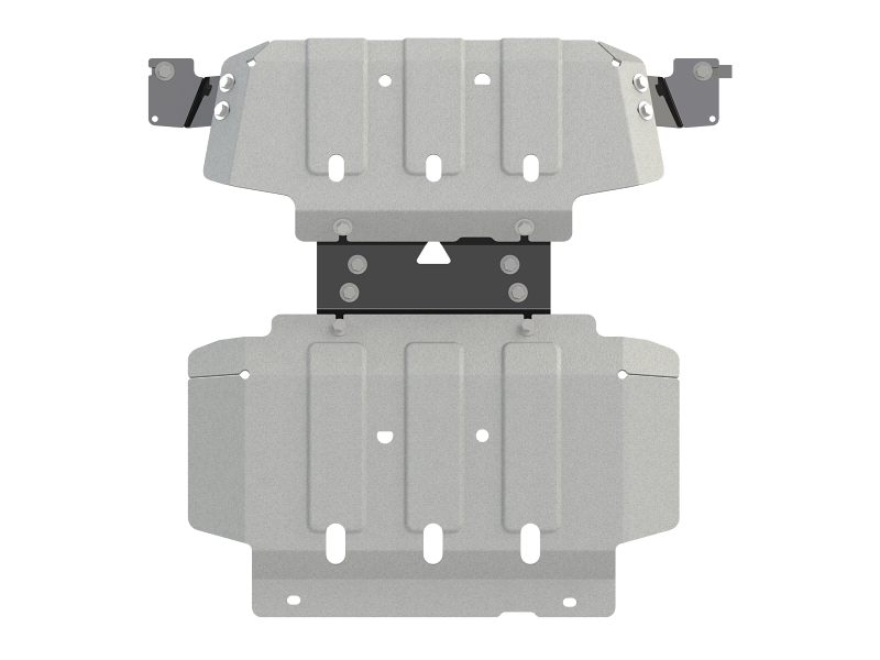 Защита картера для CHEVROLET Silverado  2019 -, V-6,6 V8 DURAMAX AT6 TD, Sheriff, алюминий 4 мм, арт. 04.4367