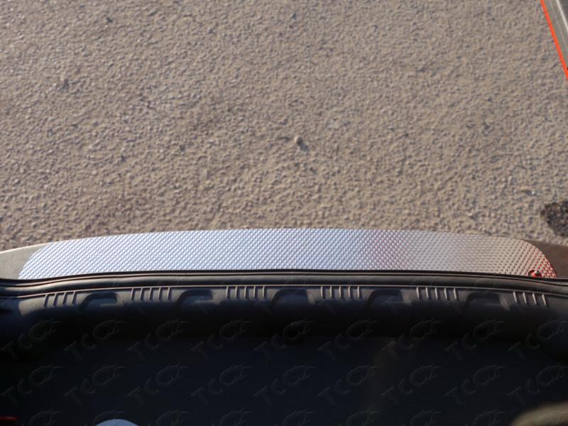 Накладка на задний бампер (лист декоративный) для автомобиля Ford EcoSport 2014-