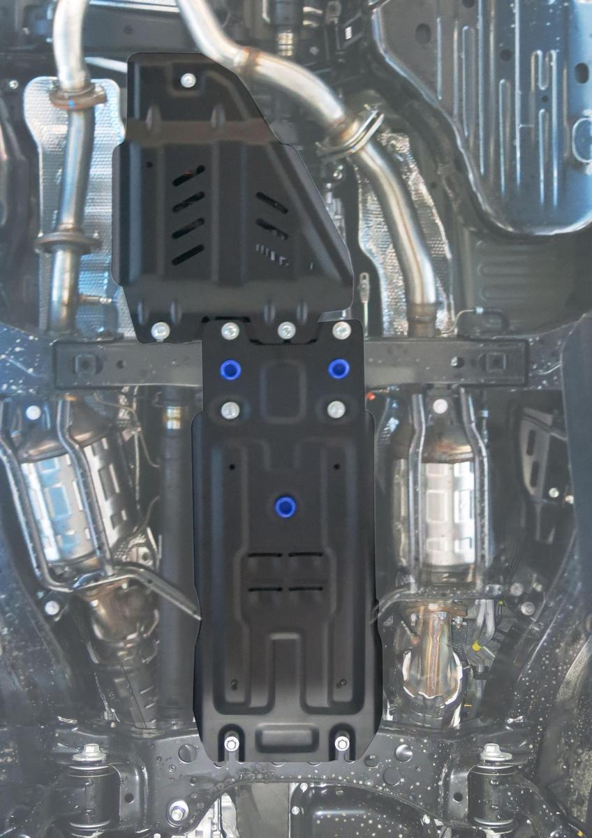 Защита КПП Rival для Lexus LX III 2007-2015, сталь 1.8 мм, с крепежом, штампованная, 111.9507.1
