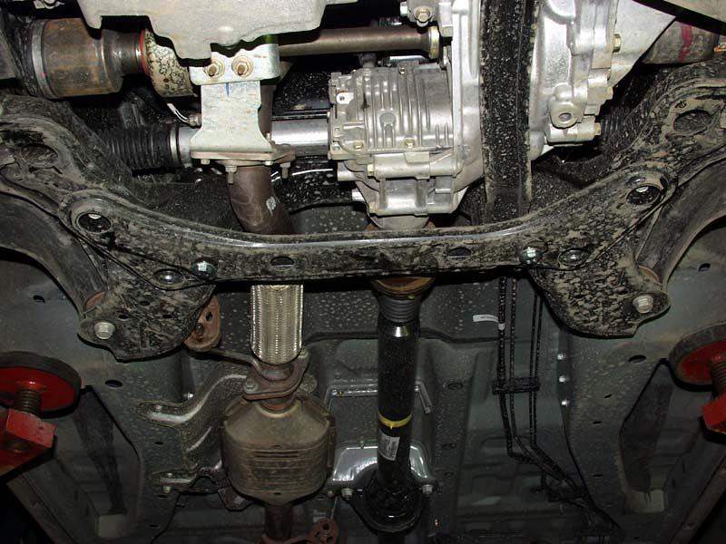 Защита картера и КПП для MAZDA Tribute  2004 - 2007, V-2,0; 2,3, Sheriff, сталь 2,0 мм, арт. 12.0635