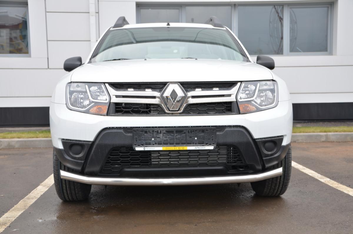 Защита переднего бампера для автомобиля RENAULT Duster 2017 арт. RD.17.02