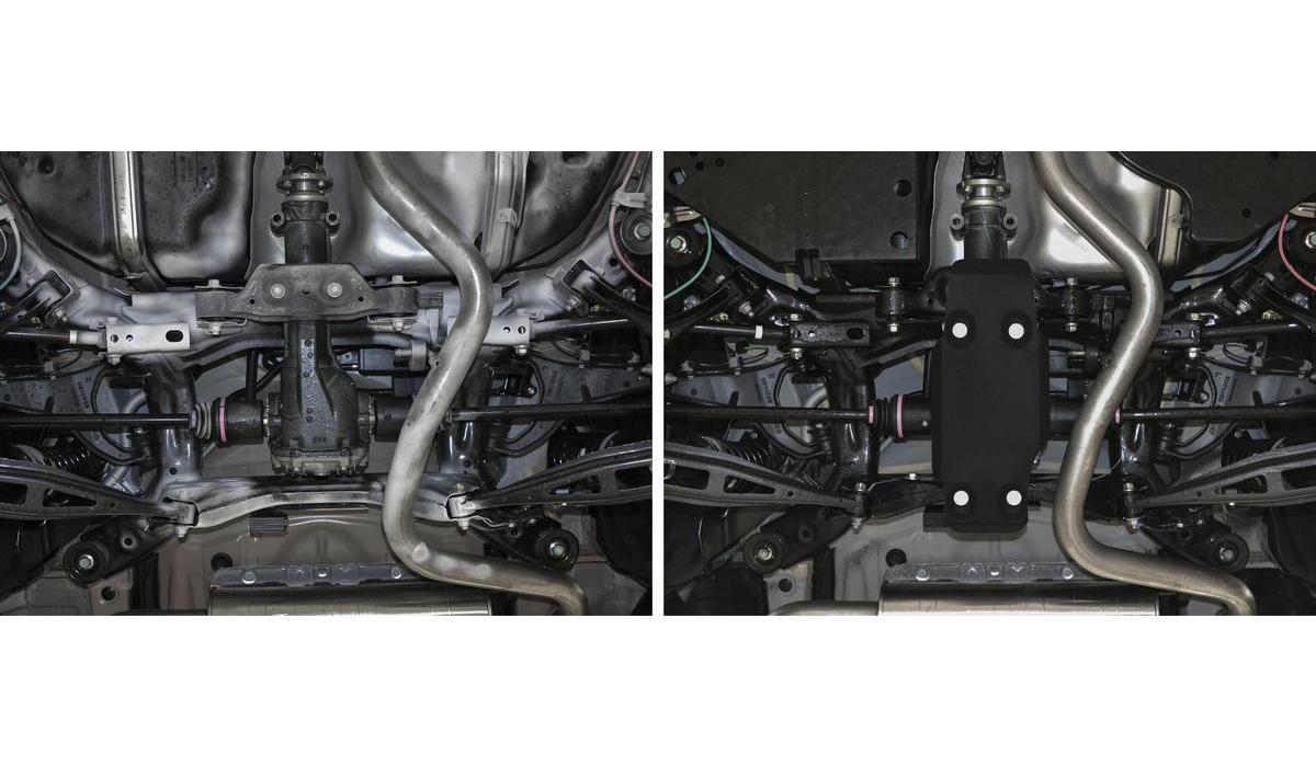 Защита редуктора Rival для Subaru Forester V 4WD 2018-н.в., сталь 1.8 мм, с крепежом, 111.5434.1