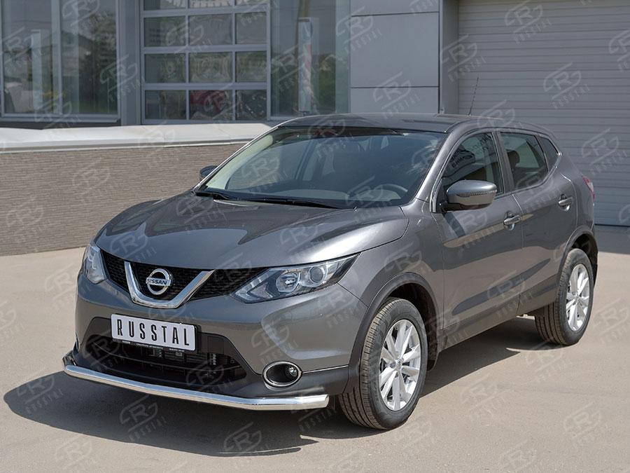 Защита переднего бампера d57 Nissan Qashqai 2015 SPB, Slitkoff NQAZ-002307
