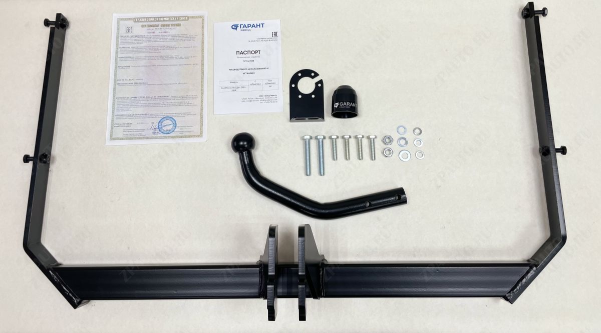 Фаркоп для Ford Focus III седан 2011-2018, тип шара A, Garant, арт. G-F038