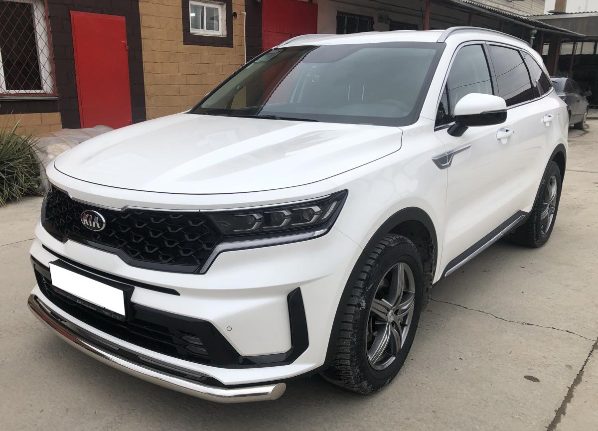 Защита переднего бампера для автомобиля  KIA Sorento MQ4 2020 арт. KSRMQ4.20.02