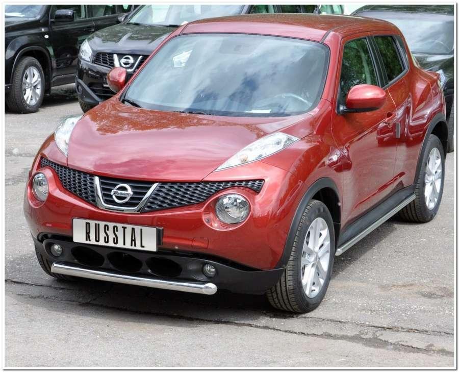 Защита переднего бампера d57 для Nissan Juke 4x2, Slitkoff NJZ-000950