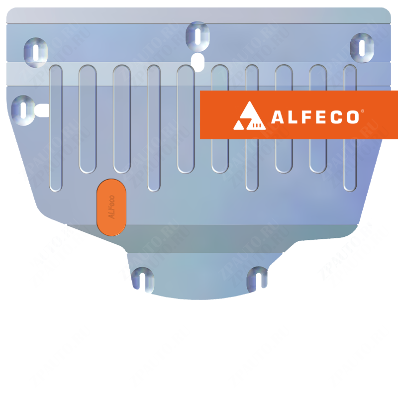 Защита  картера и КПП Jaguar E-pace 2017- V-2.0, 2.0TD AT/MT , ALFeco, алюминий 4мм, арт. ALF4405al