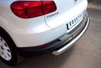 Защита заднего бампера d76 для Volkswagen Tiguan Track&Field Track&Style 2011-2016, Slitkoff VGZ-000498