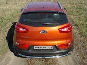Защита задняя (центральная) 60,3мм для автомобиля Kia Sportage 2010-2014 TCC Тюнинг арт. KIASPORT10-05