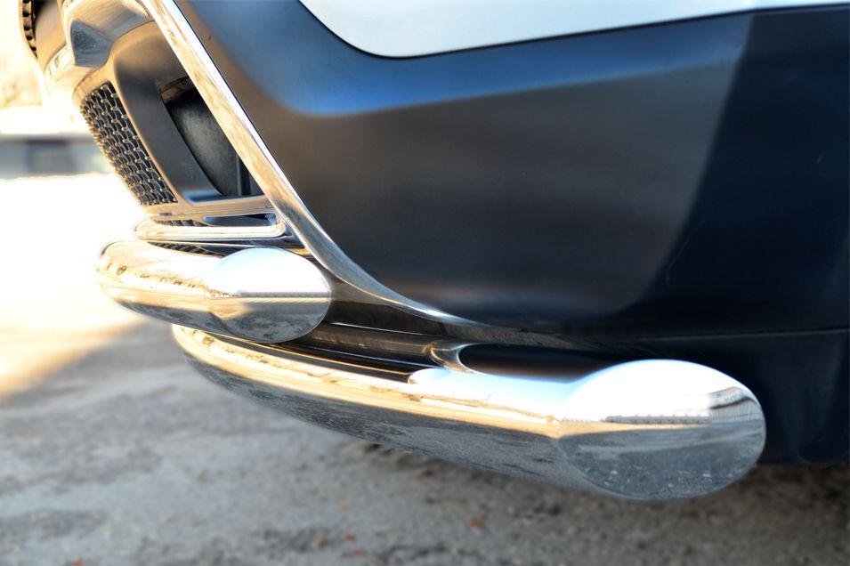 Защита переднего бампера d76/57 для Jeep Grand Cherokee 2013, Slitkoff JGCZ-001526