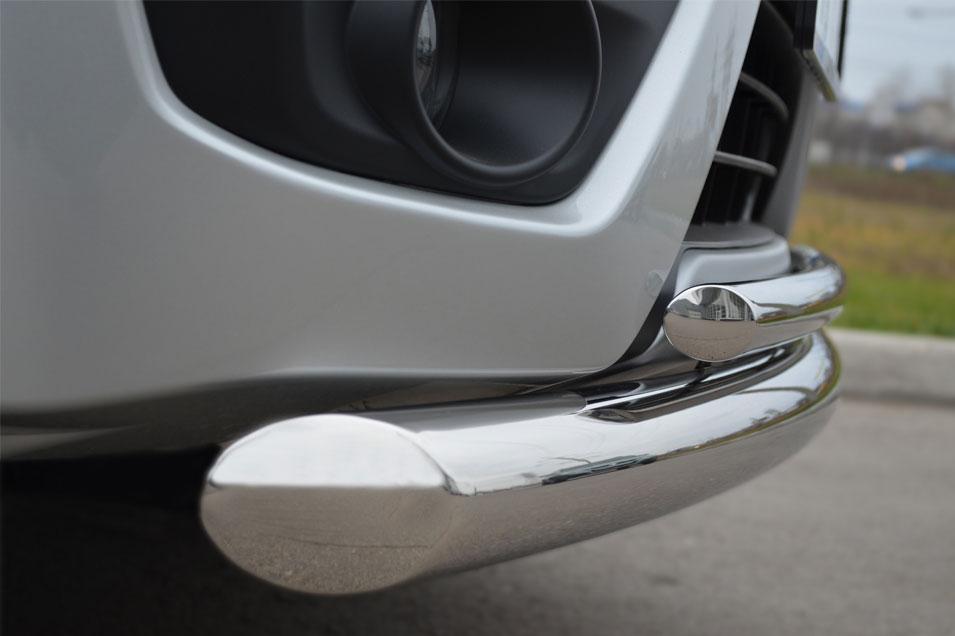 Защита переднего бампера d76/42 для Suzuki Grand Vitara 3d 2012, Slitkoff SV3Z-001105