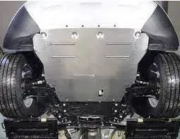 Защита  картера и КПП для Ford Kuga 2013-2017  V-all , ALFeco, алюминий 4мм, арт. ALF0732al