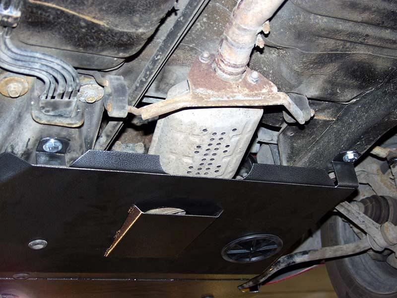 12.0434 Защита картера и КПП Mazda 121 JASM V-1,2;1,3 (1996-2003) / Mazda Demio DW V-1,3;1,5 (1997-2003) (сталь 2,0 мм)