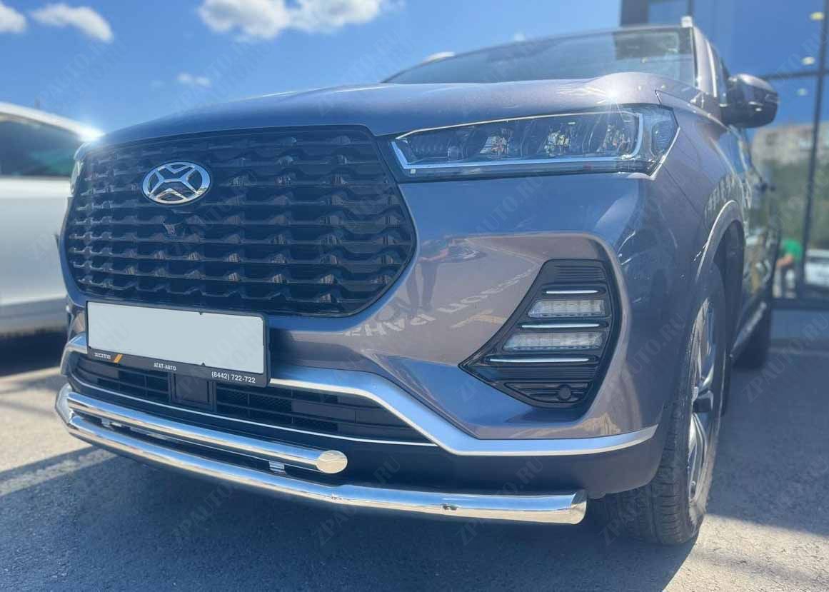 Защита переднего бампера двойная для автомобиля XCITE X-Cross 7 2024 арт. XCX-CR.7.24.03