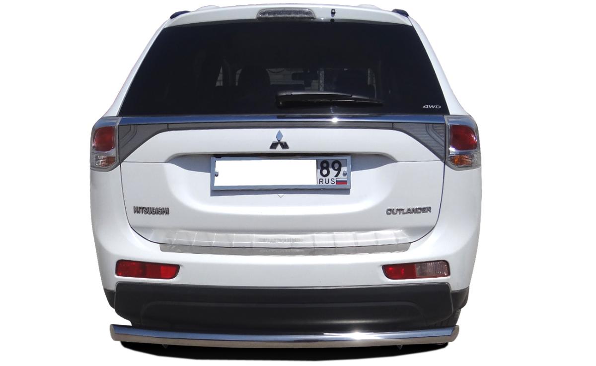 Защита заднего бампера d60 для Mitsubishi Outlander 2014, MSO.14.11, Россия