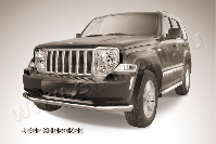 Защита переднего бампера d76 Jeep Cherokee KK (2007-2012) , Slitkoff, арт. JCH12-002