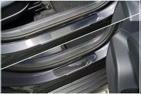 Накладки на пороги (лист зеркальный) 4 шт для автомобиля Hyundai Tucson 2021- TCC Тюнинг арт. HYUNTUC21-01