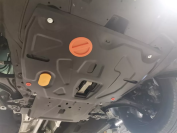 Защита  картера и кпп  для Hyundai Tucson (NX4) 2020-  V-all , ALFeco, сталь 1,5мм, арт. ALF1056st