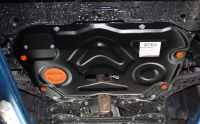 Защита  картера и кпп  для Toyota Rav4 V (XA50) 2019-  V-2,0;2,5 , ALFeco, сталь 1,5мм, арт. ALF24112st-1