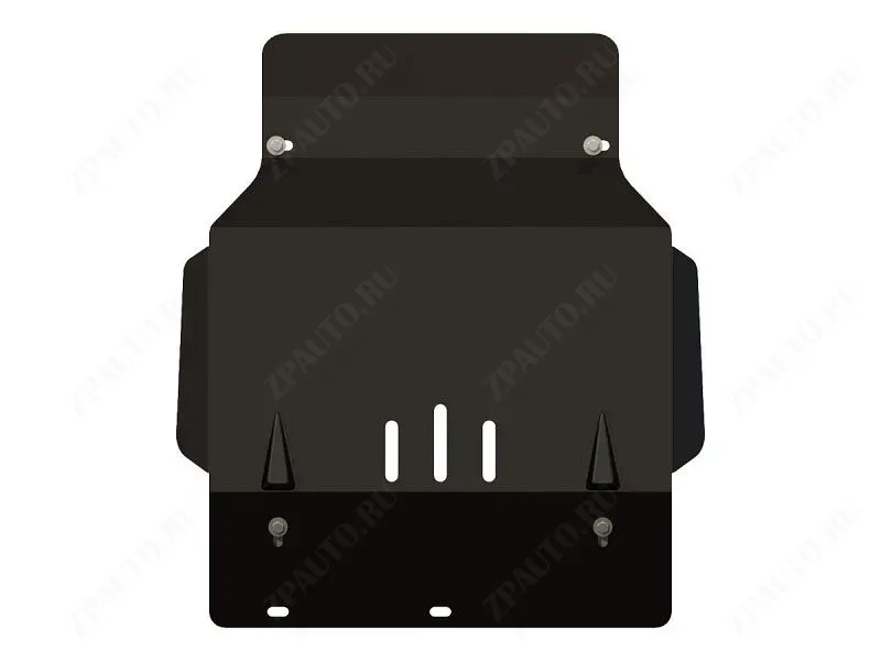 Защита картера для CHEVROLET Tracker  1998 - 2004, V-1,6; 2,0, Sheriff, сталь 2,5 мм, арт. 04.0480