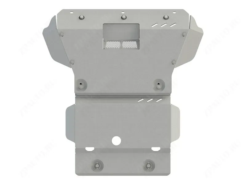 Защита картера и радиатора для TOYOTA 4RUNNER  2019 -, V-4,0 AT Full WD;, Sheriff, алюминий 5 мм, арт. 24.4875