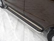 Пороги с площадкой 42,4 мм для автомобиля Geely Emgrand X7 2013-, TCC Тюнинг GEELEMGX715-09