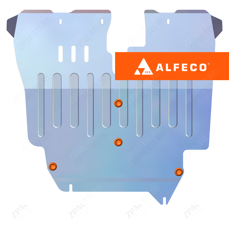 Toyota Corollа (E100) 2000-2002 V-1,6 4AE-FE; GG-AE109V 4WD защита картера и АКПП, ALFeco, алюминий, 4 мм, арт. ALF24107al-1