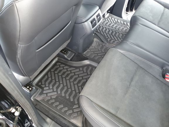 Ковры модельные (высокий борт) для Mercedes-Benz X-Class (2017-) (3D с подпятником), Элерон, арт. 62511