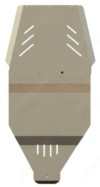 Защита КПП и РК для NISSAN Navara - для 0759  2005 - 2015, V-2.5, Sheriff, алюминий 5 мм, арт. 15.0924 V1