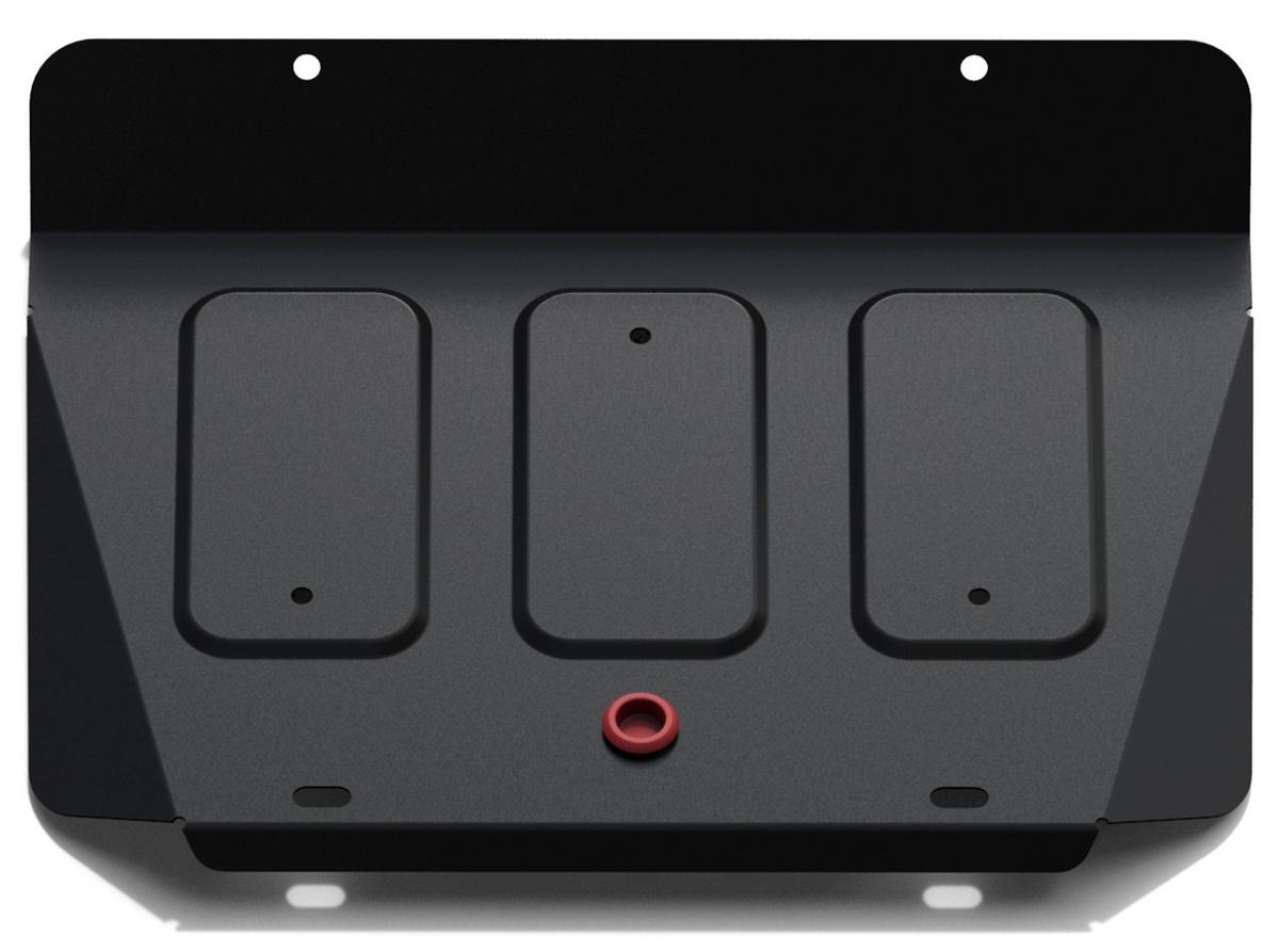 Защита РК АвтоБроня для Nissan Terrano II рестайлинг (V - 2.4; 2.7D) 1996-2002, штампованная, сталь 1.8 мм, с крепежом, 111.04137.1