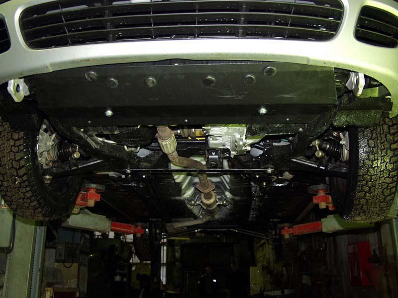 Защита картера и КПП для HYUNDAI Elantra (ТАГАЗ) 2000 - 2010, V-1,6; 1,8; 2,0, Sheriff, сталь 2,0 мм, арт. 10.0375