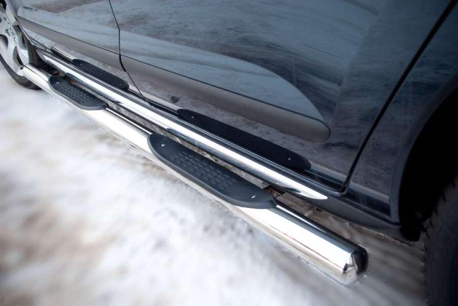 Пороги труба d57 вариант 3 для Peugeot 3008, Slitkoff P38T-0004223