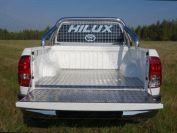 Защитный алюминиевый вкладыш в кузов автомобиля (дно, борт) для автомобиля Toyota Hilux Black Onyx 2020 TCC Тюнинг арт. TOYHILUX15-18