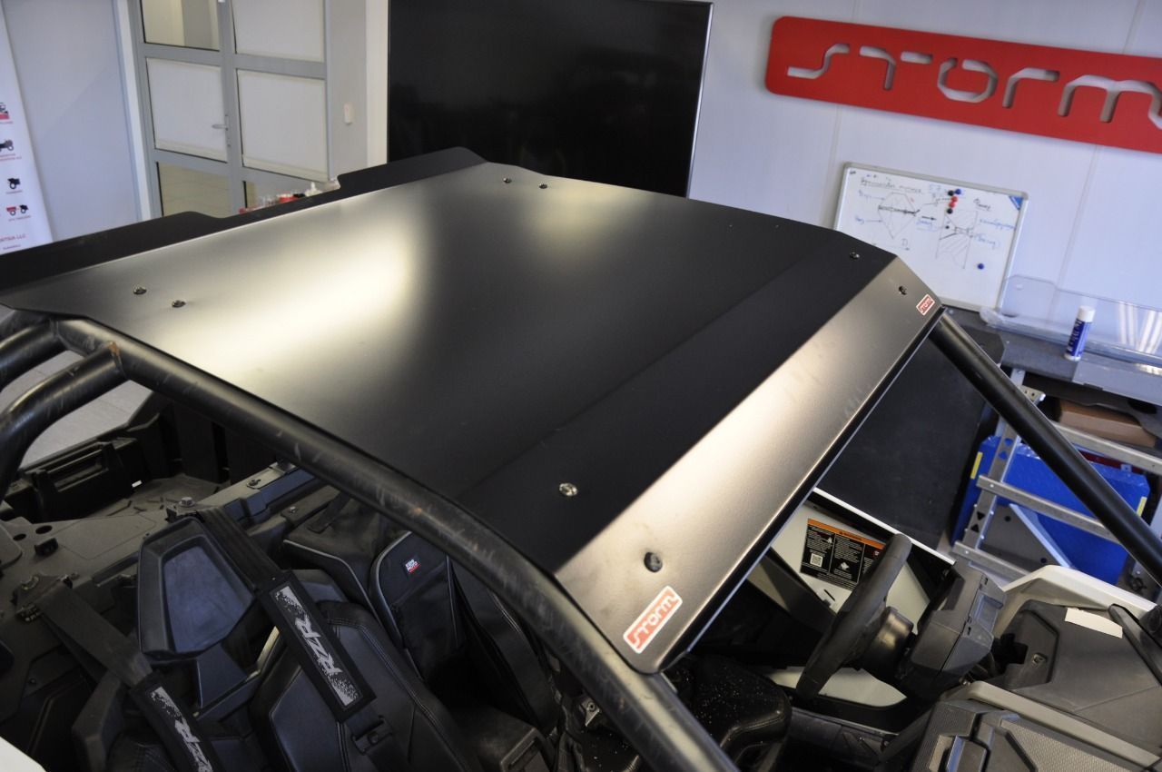 Крыша (черная покраска) для POLARIS RZR PRO XP 2019 -, алюминий 3 мм, STORM, арт. MP 0603
