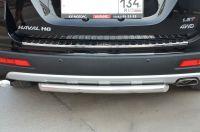 Защита заднего бампера   для автомобиля Haval H6 2017. GWH6.17.11, Россия