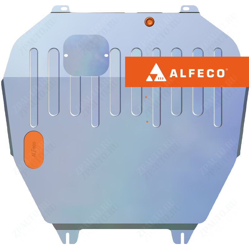 Защита  картера и КПП Peugeot 4007 2007-2014 V-all , ALFeco, алюминий 4мм, арт. ALF0404al-1