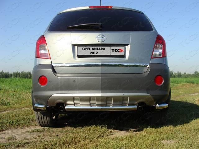 Защита задняя (центральная) 60,3 мм для автомобиля Opel Antara 2006-2010, TCC Тюнинг OPANT12-07