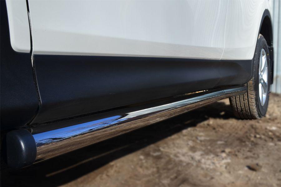 Пороги труба d57 вариант 2 для Toyota RAV4 2012, Slitkoff TR4T-0012832