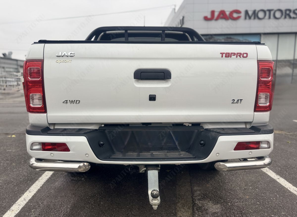 Защита заднего бампера угловая для автомобиля JAC  T8 Pro 2020 арт. JAC.T8P.20.18
