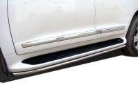 Защита штатного порога под порог для автомобиля Toyota Land Cruiser 200 TRD 2019 арт. TLCTRD200.19.30, Россия