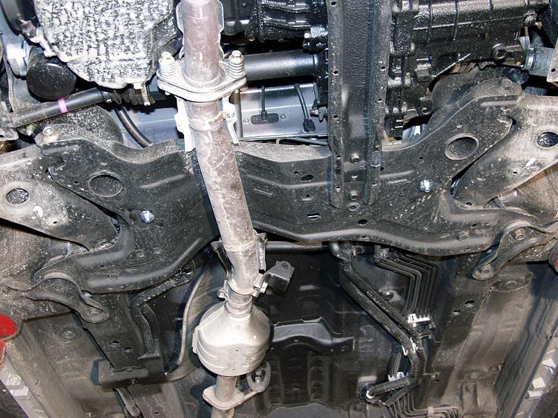 Защита картера и КПП для MITSUBISHI Grandis  2003 - 2011, V-2.4, Sheriff, сталь 2,5 мм, арт. 14.0734