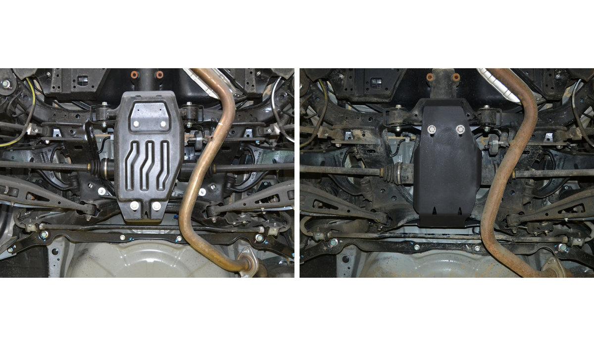 Защита редуктора АвтоБроня для Subaru Outback IV, V (V - все) 2009-2021, сталь 1.8 мм, с крепежом, 111.05428.1