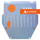 Защита  картера и КПП Honda Mobilio Spike  2WD 2002-2008 V-1,5 , ALFeco, алюминий 4мм, арт. ALF0909al-1