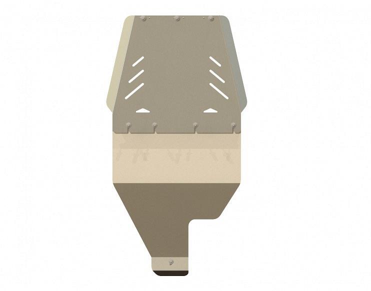 Алюминиевая защита АКПП на Infiniti QX 56, алюминий 5 мм, Sheriff (Шериф) 15.1299