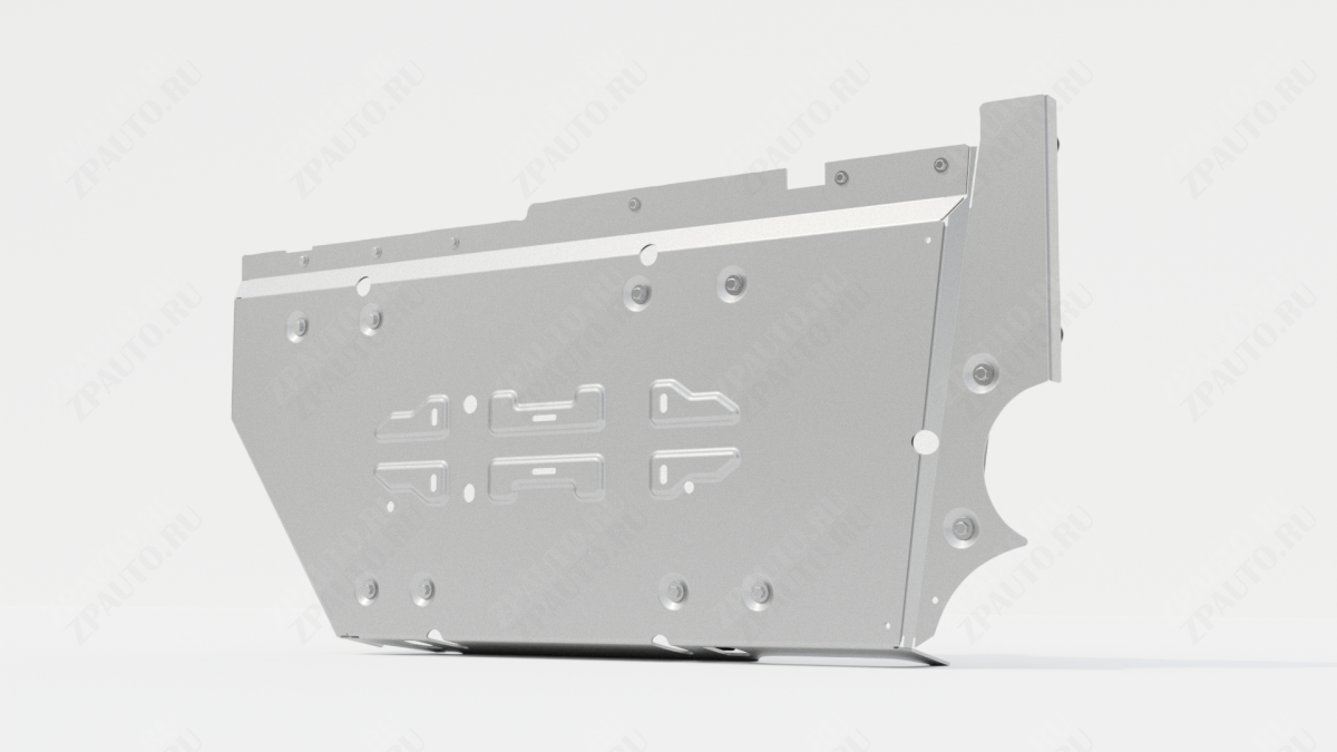 Защита топл. бака для VOYAH Free 318  2025 - V-1.5T AT FullWD, Sheriff, алюминий AL 4 мм, арт. 60.6536
