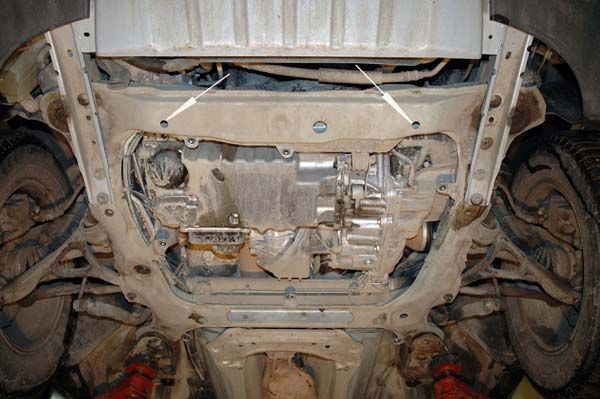 25.02ABC ЗАЩИТА КАРТЕРА ДВИГАТЕЛЯ И КПП VOLVO (ВОЛЬВО) ХС 90 V-ВСЕ КРОМЕ 4,4 (2002-05.2015) (АЛЮМИНИЙ 4 ММ)