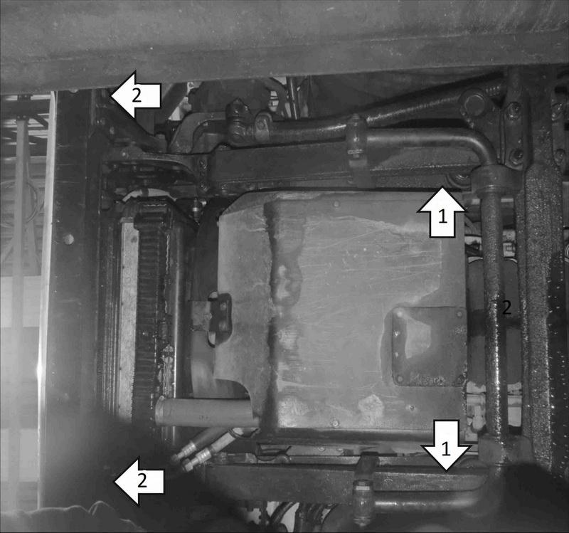 Защиты Грузовые Motodor (Двигатель), 6 мм, Сталь для КамАЗ 5490 2014- арт. 27708