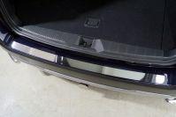Накадка на задний бампер (лист зеркальный) для автомобиля Subaru Outback 2021- арт. SUBOUT21-05