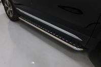 Пороги с площадкой 42,4 мм для автомобиля Changan CS75 FL 2020 арт. CHANCS7520-17